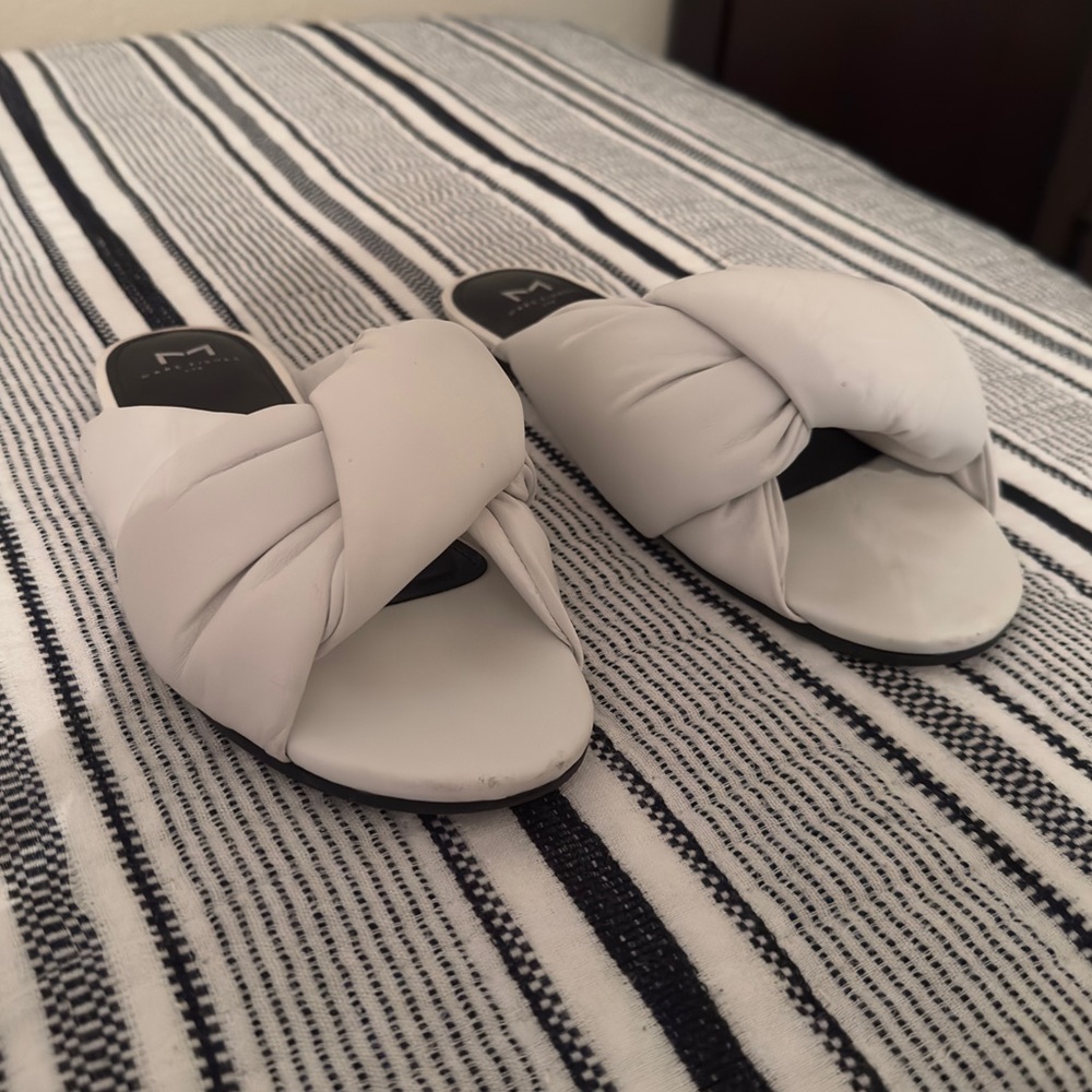 Marc Fisher LTD Olgalia White Sandals